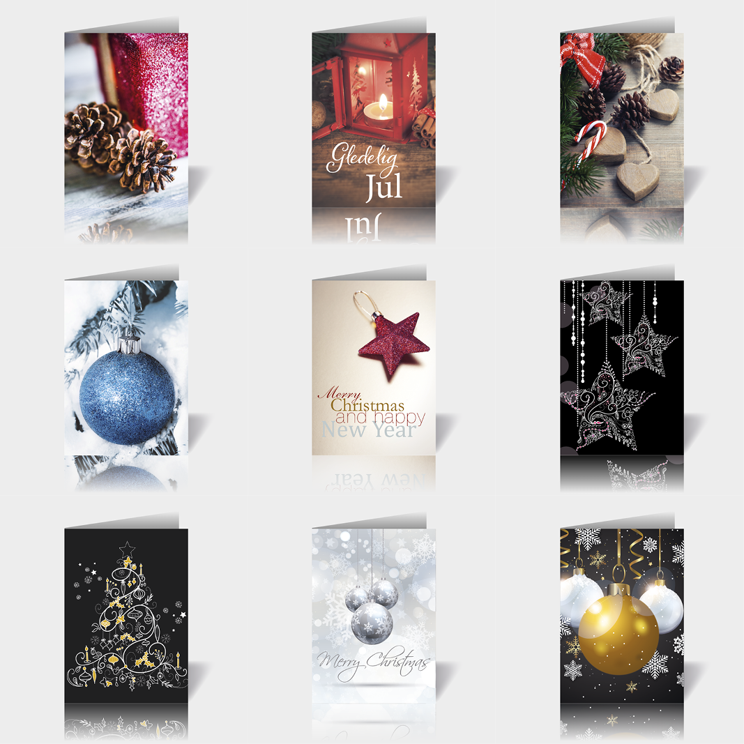 9 pk Jul kortpakke A